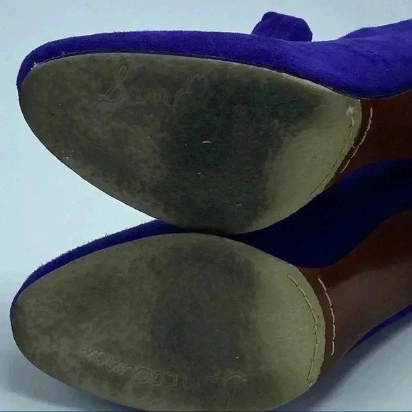 Sam Edelman Simone suede ankle booties size 7 - Picture 6 of 10